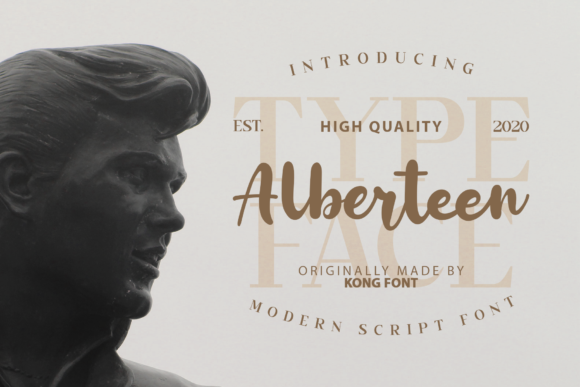Alberteen: A Bold Handwritten Font