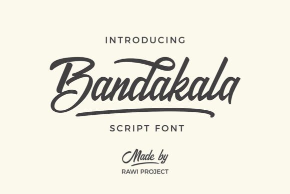 Bandakala: A Font for Modern Branding