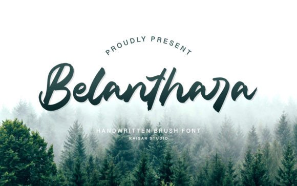 Belanthara: A Stylish Script Font for Web Design