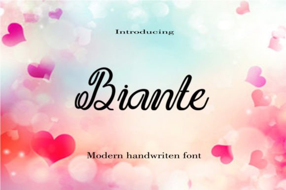 Biante Font for Business Branding
