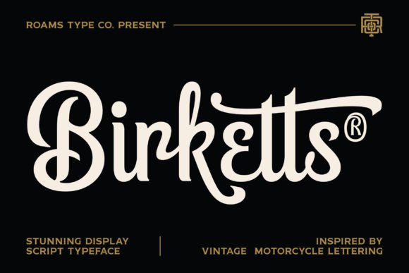 Birketts: A Vintage Script Font