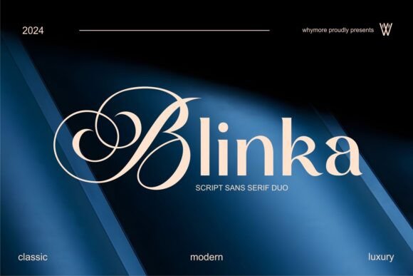 Blinka: A Luxurious Font for Web Design