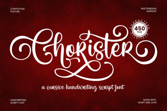 Chorister: Elegant Script Font
