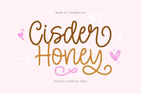 Cisder Honey: A Sweet Font for Creative Campaigns