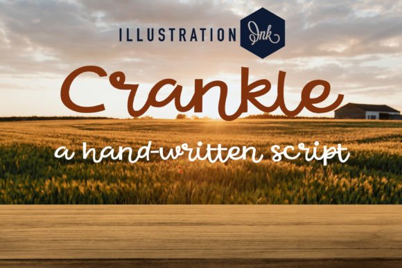 Crankle: A Handwritten Script for Elegant Design