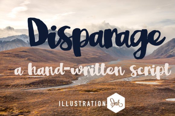 Disparage: A Font That Speaks Volumes