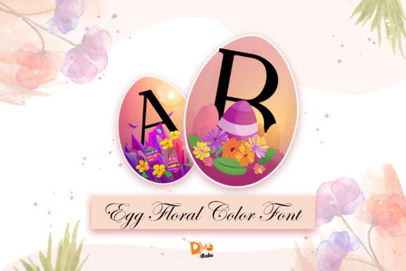 Egg Floral: A Whimsical Font for Business Branding