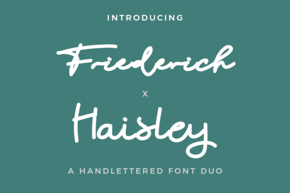 Friederich X Haisley Duo Font