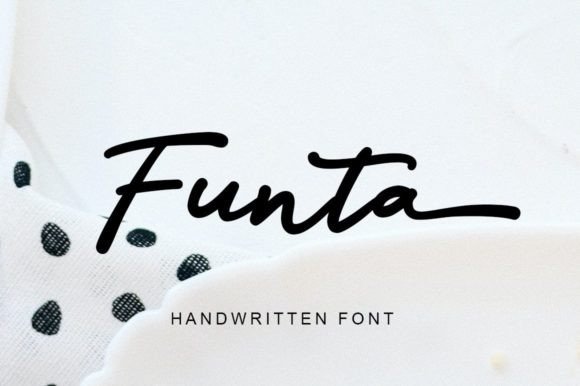 Funta: A Handwritten Font for Creative Campaigns