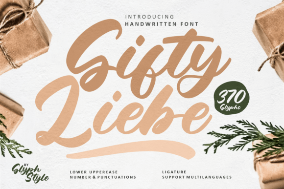 Gifty Liebe: A Handwritten Font for Elegant Design