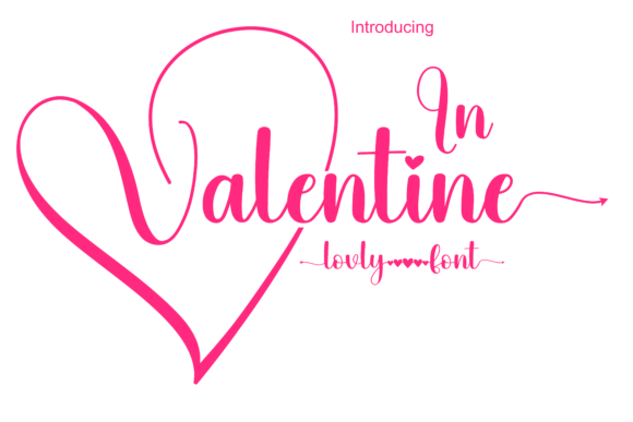 In Valentine Font