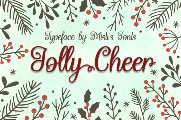Jolly Cheer Font: Festive Script for Crafters