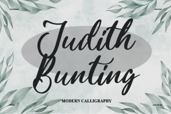 Judith Bunting Font