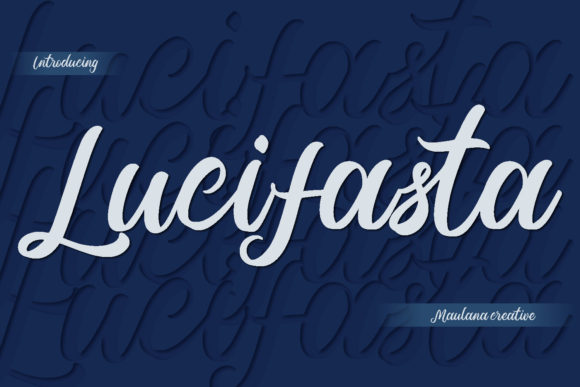 Lucifasta: A Stylish Script Font