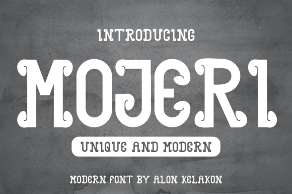 Mojeri: A Decorative Font for Web Design