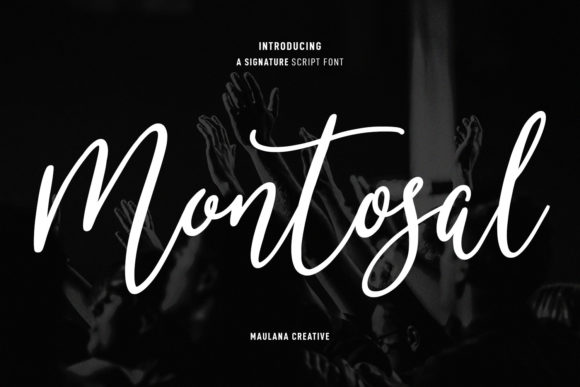 Montosal: A Script Font for Creative Projects
