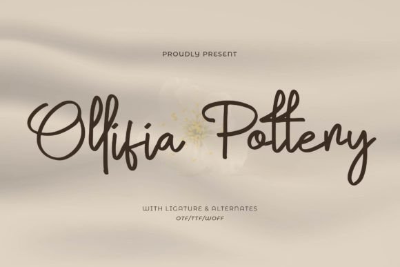 Ollifia Pottery Font