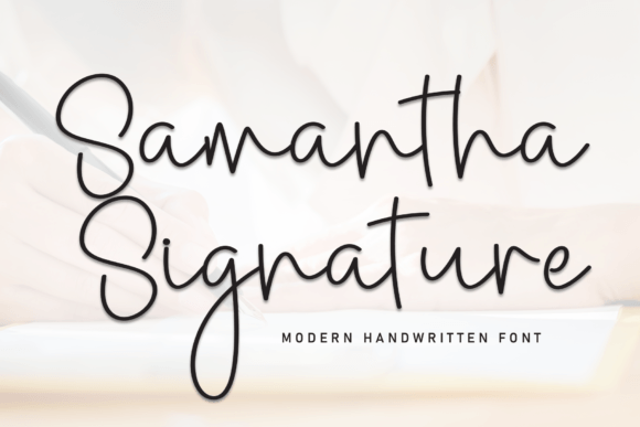 Samanta Signature Font