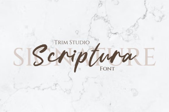 Scriptura Font for Handmade Creations