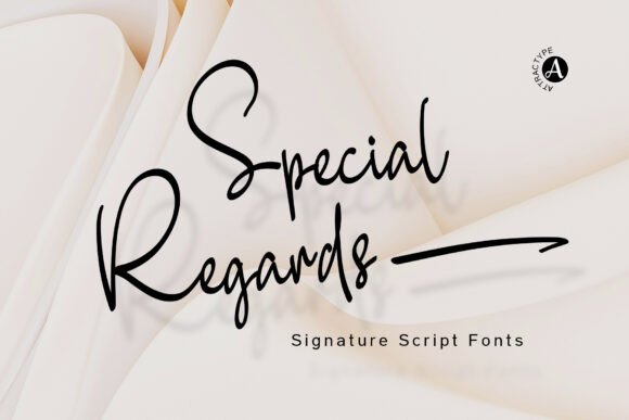 Special Regards Font for Elegant Design