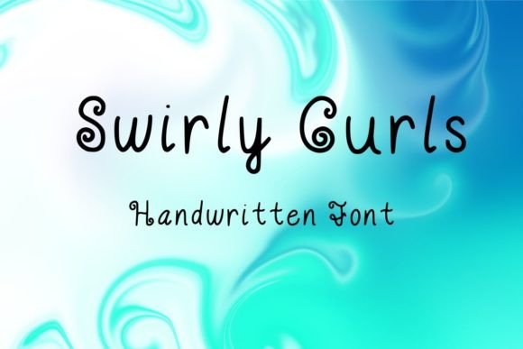 Swirly Curls: A Whimsical Font for Web Design