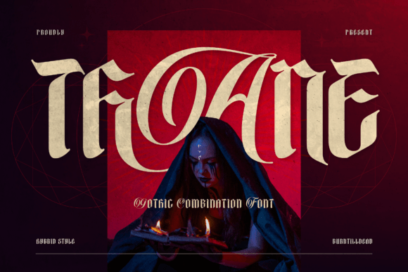 Thane: Gothic Hybrid Font