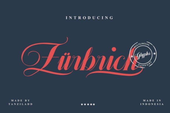 Zürbrich: A Vintage Script Font